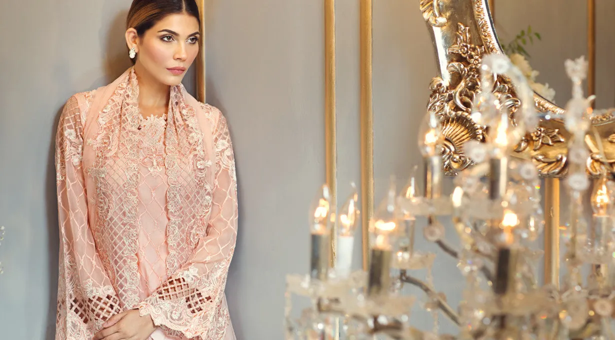 Anaya Festive Chiffon Collection 2017 – Rose Blush
