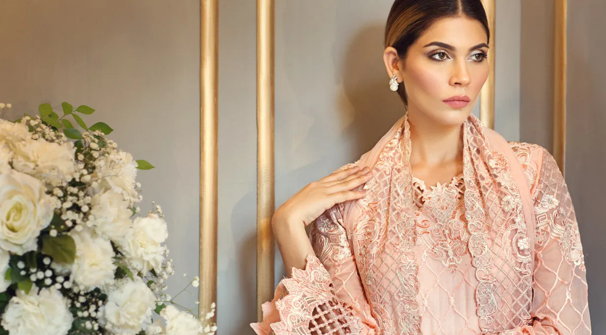 Anaya Festive Chiffon Collection 2017 – Rose Blush