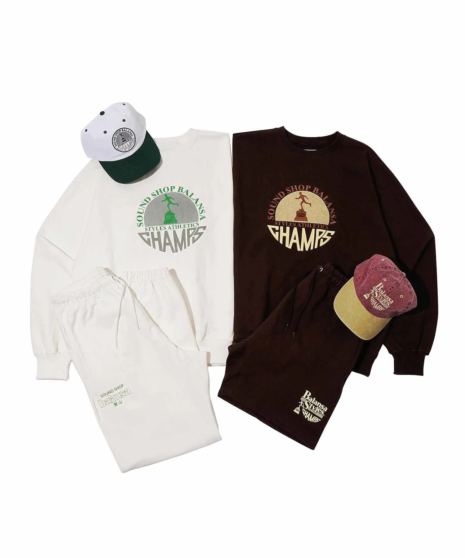 Balansa x Styles/バランサ×スタイルス/ Crewneck