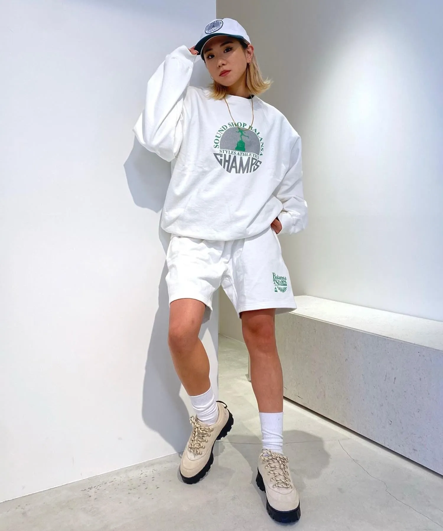Balansa x Styles/バランサ×スタイルス/ Crewneck
