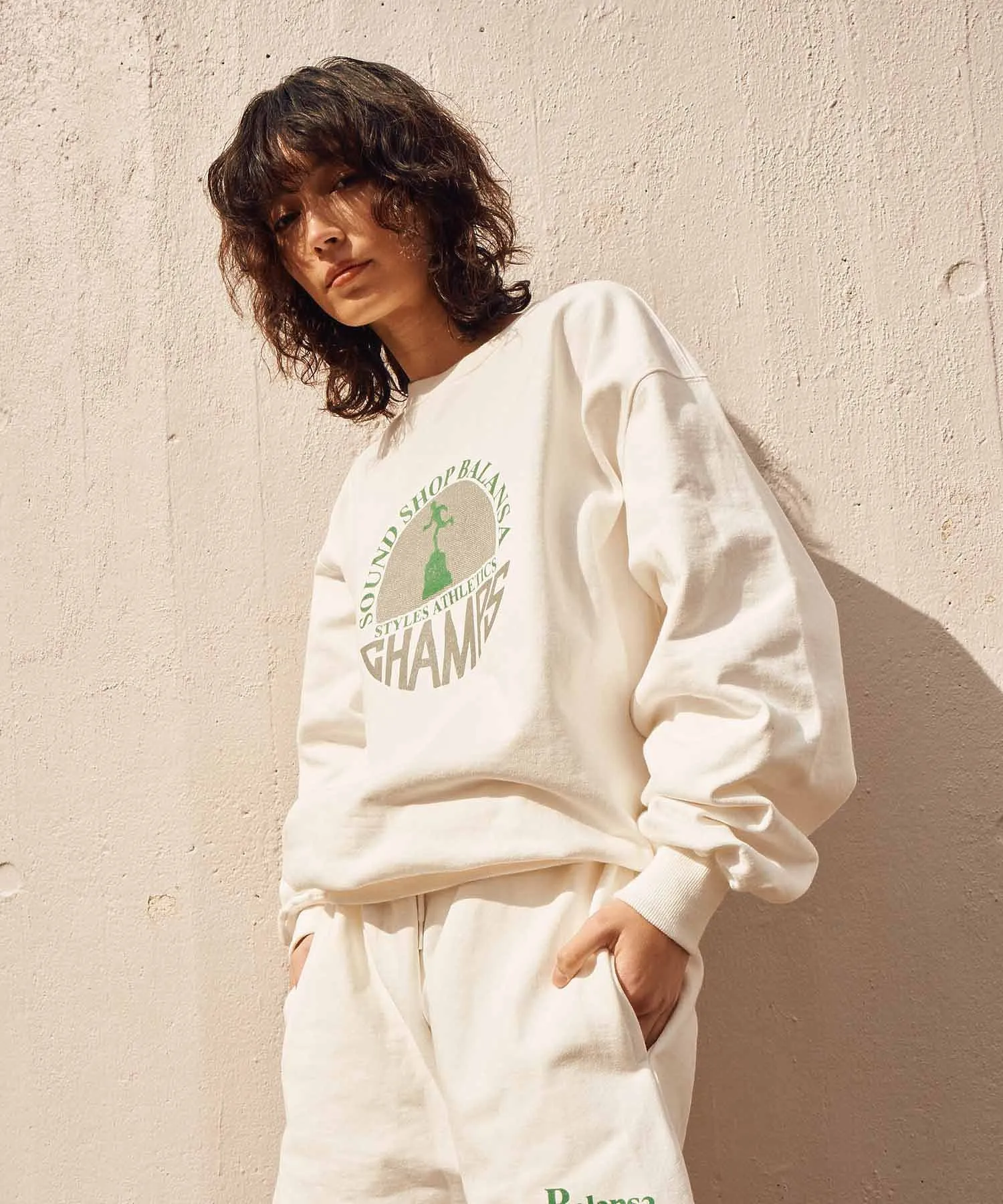 Balansa x Styles/バランサ×スタイルス/ Crewneck