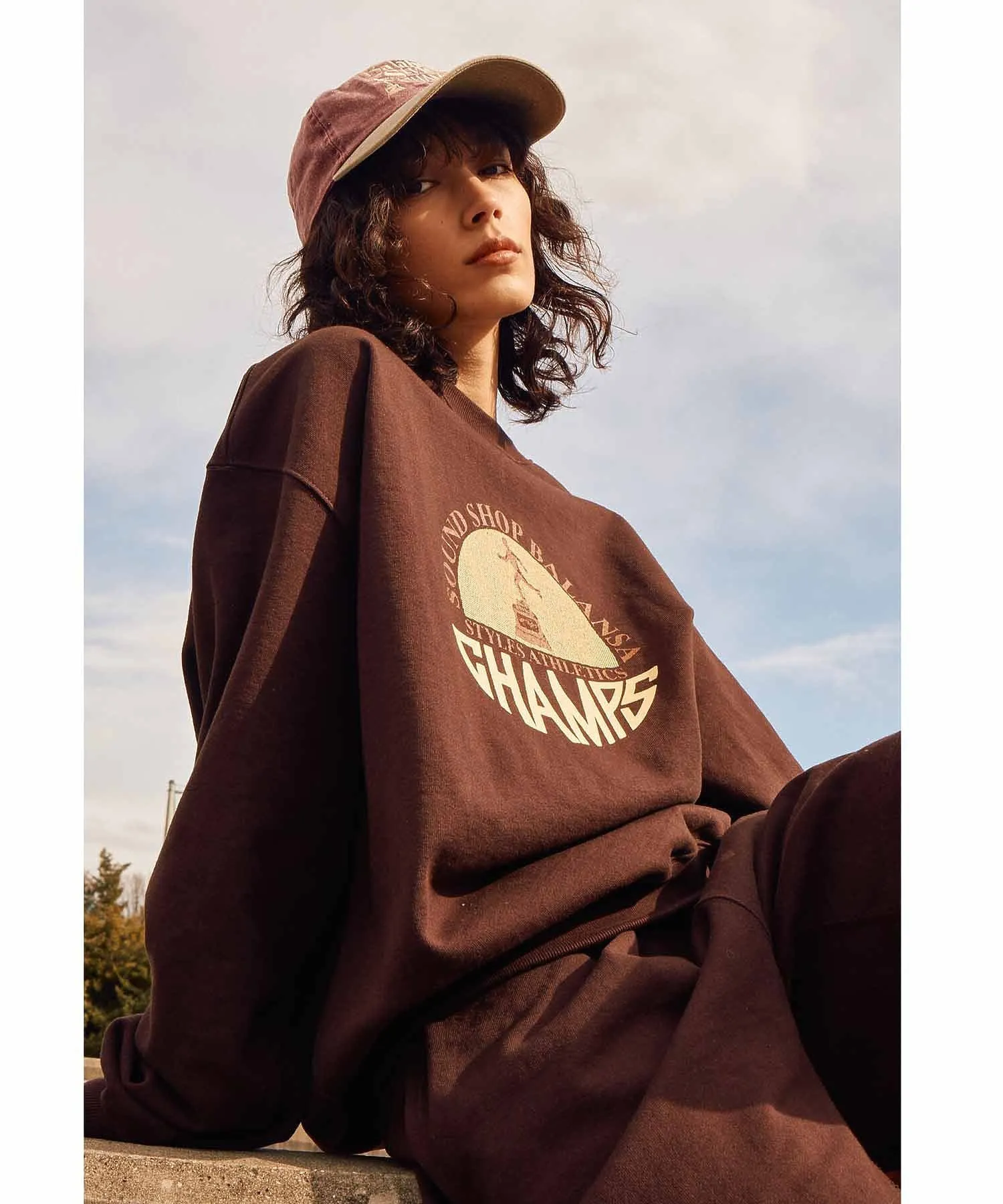 Balansa x Styles/バランサ×スタイルス/ Crewneck