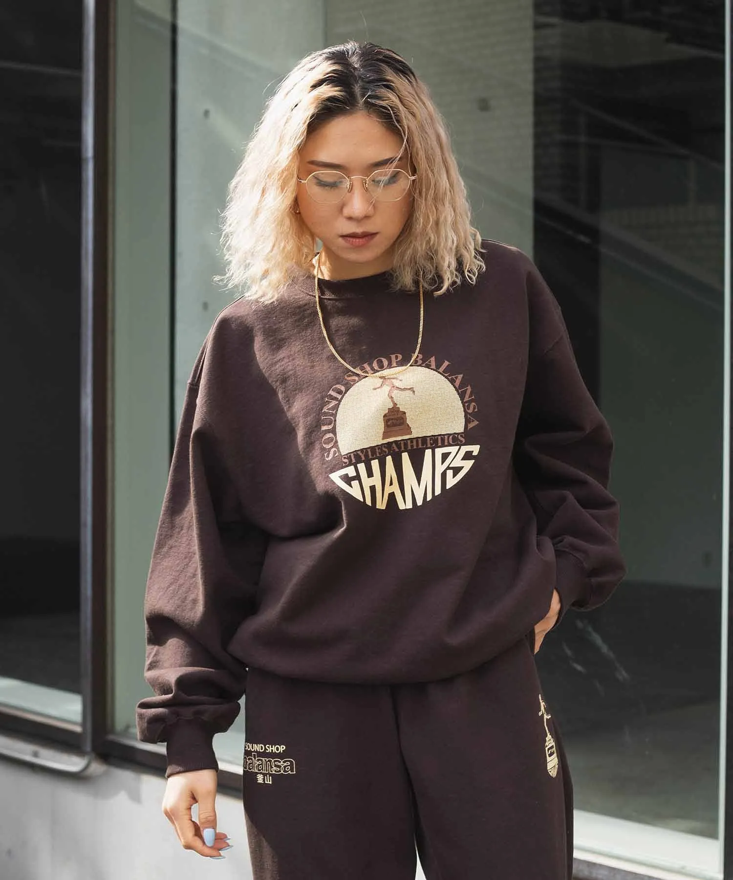 Balansa x Styles/バランサ×スタイルス/ Crewneck