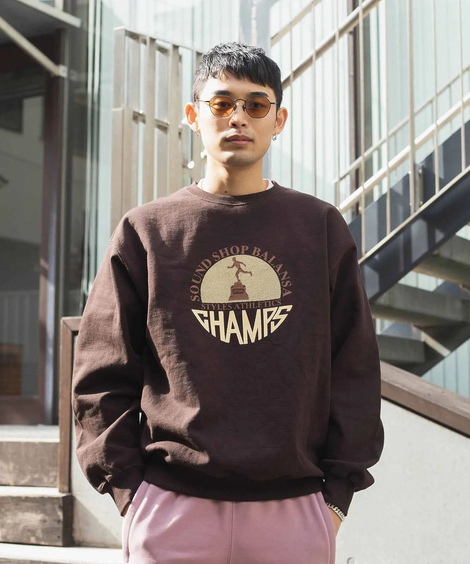 Balansa x Styles/バランサ×スタイルス/ Crewneck