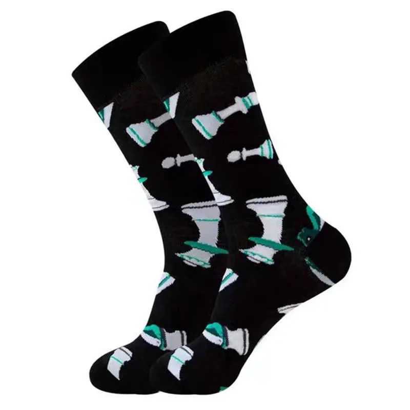 Footloose- the Bright Funky Art Print Crew Socks 12 Styles