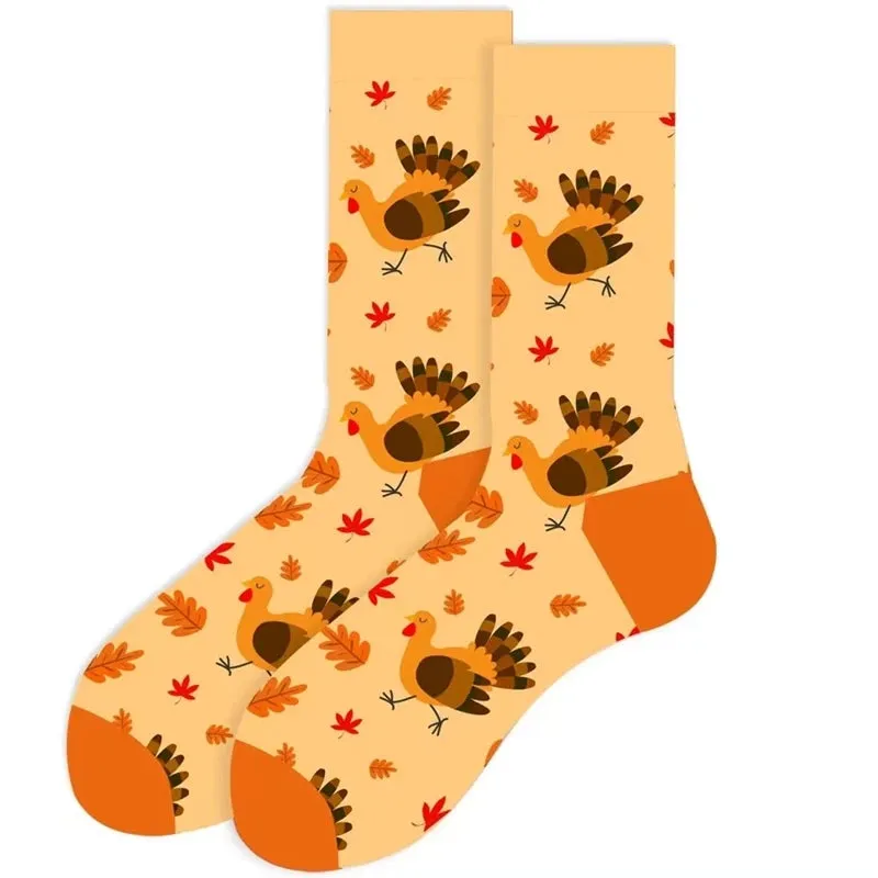 Footloose- the Bright Funky Art Print Crew Socks 12 Styles