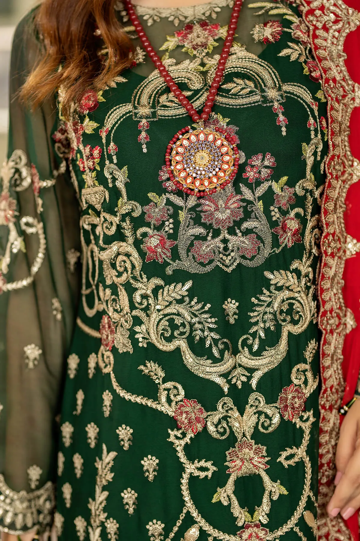Majestic by Imrozia Baagh Formal Collection – M-43 Basanti