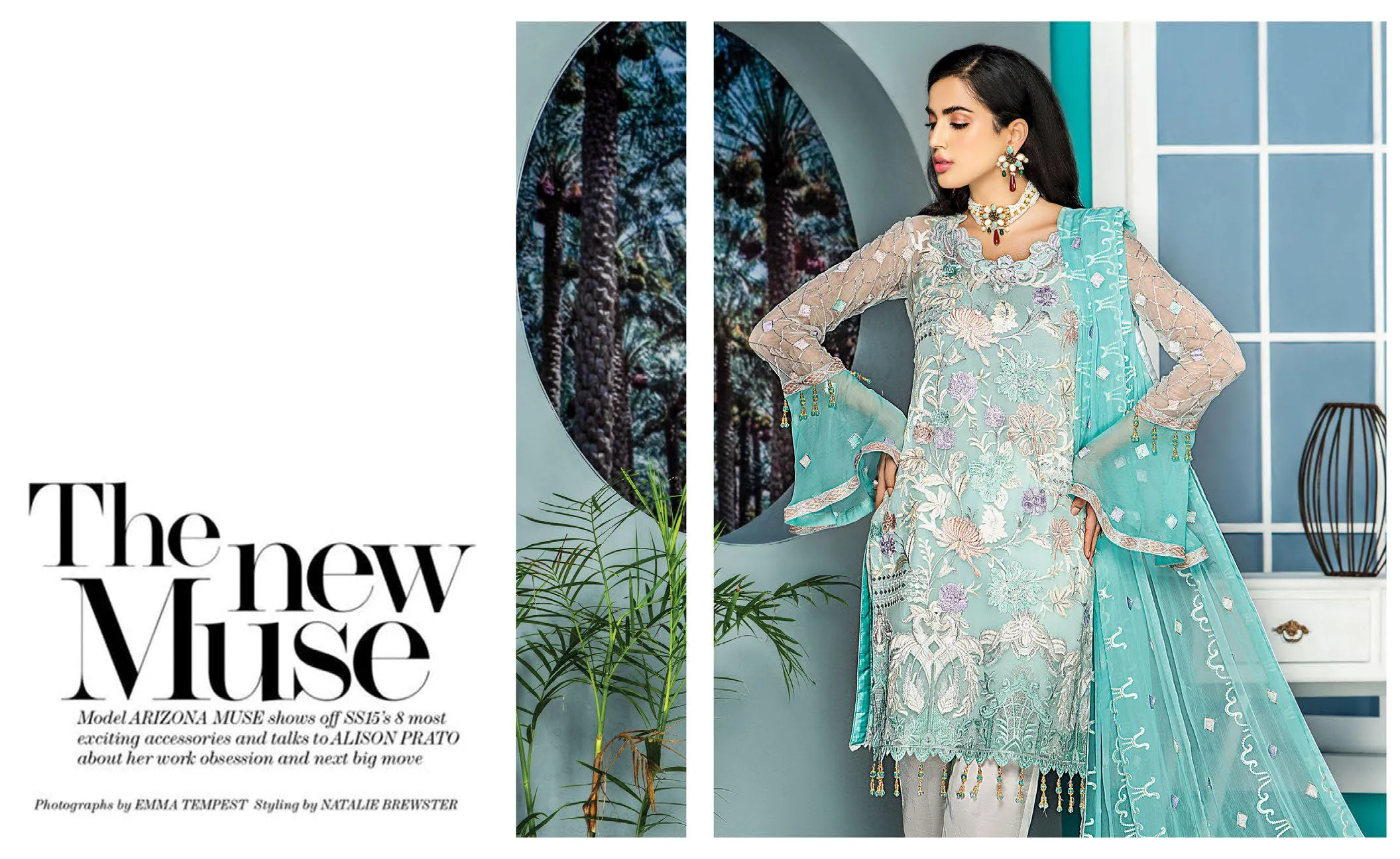 Maryam's Gold Luxury Embroidered Chiffon Collection Vol 7 – MG-74
