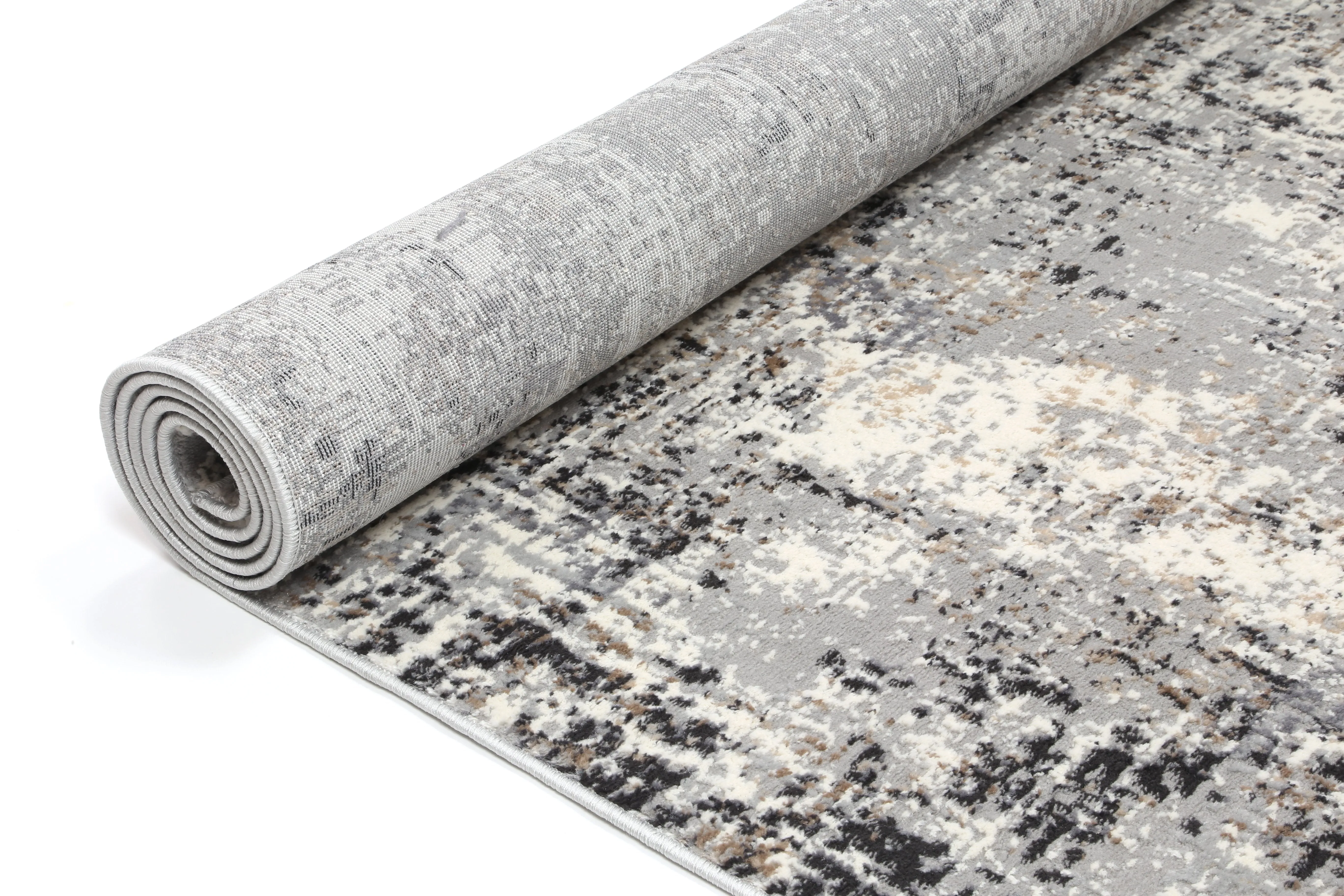 Yasmine Grey Modern Rug