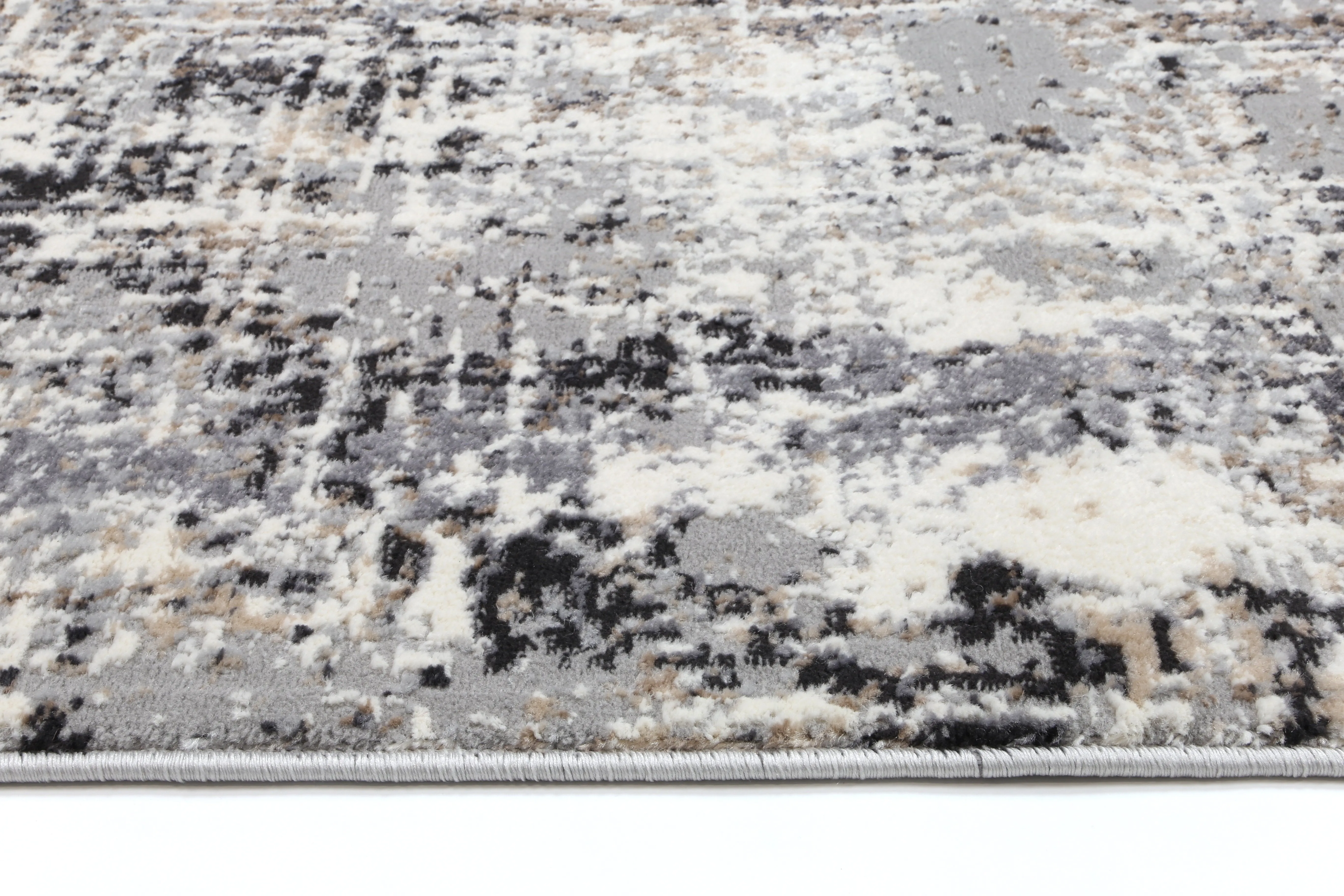 Yasmine Grey Modern Rug
