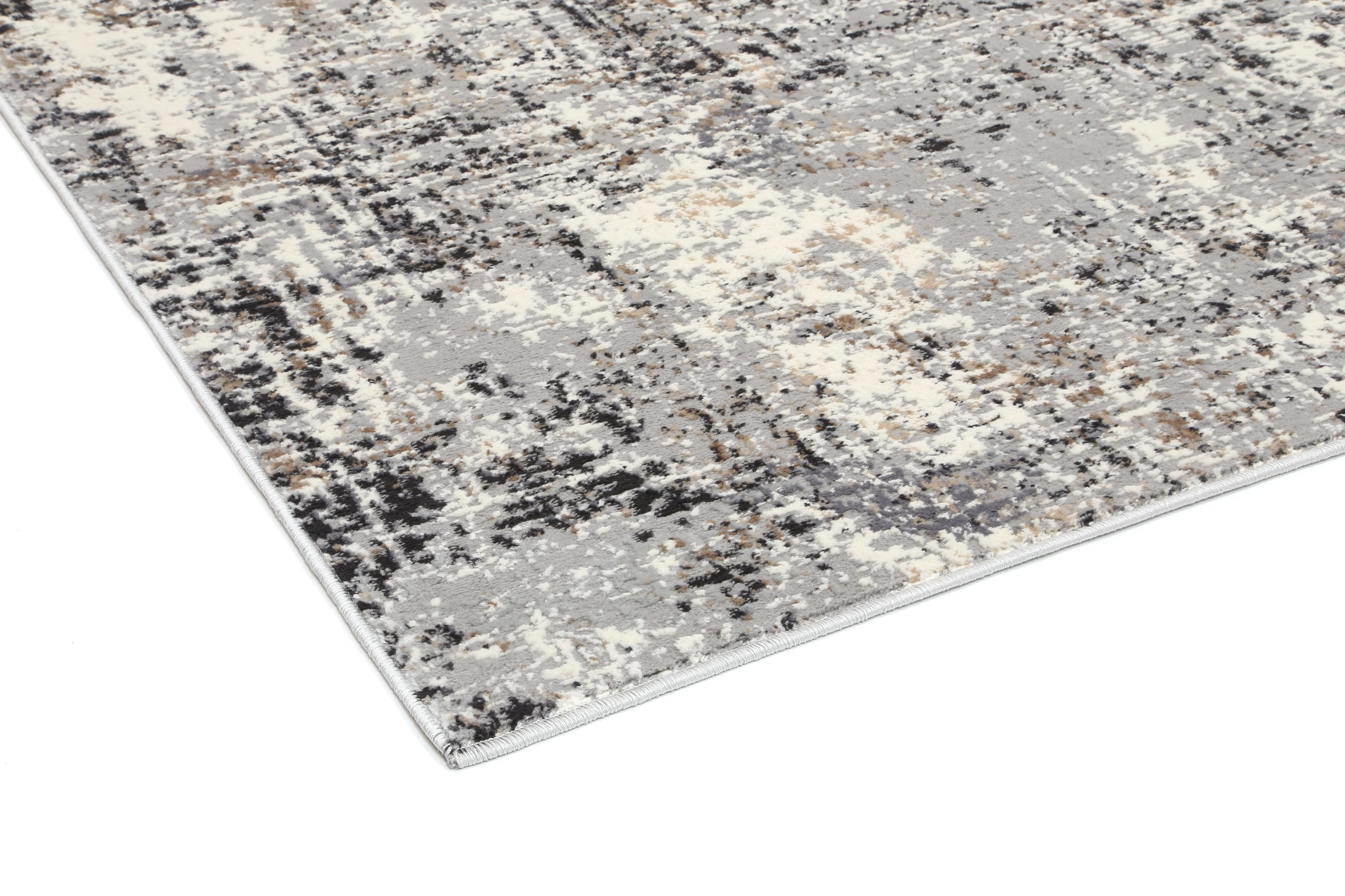 Yasmine Grey Modern Rug